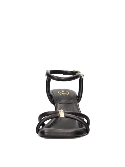 Sandali in pelle ASH | LOLA NAPPA FOULARDNERO
